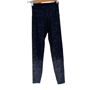 Beyond Yoga Alloy Ombre High Waisted Midi Legging Speckled Metallic